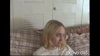 Amateur butt slam with a blonde teen Video