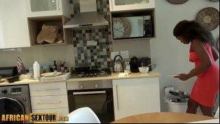Big ass African babe Anastacia is terrible at cleaning but she is good in fucking Video