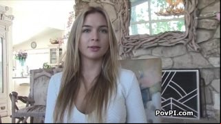 Blonde solves case with pussy and ass Video