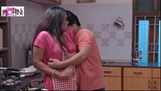 Desi beautiful milf maid get fucks by young owner in kitchen Video