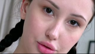 First Interracial Gangbang beautiful teen Skully Flow gets fucked by three bbcs Video