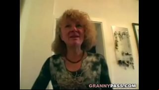 Horny granny fucks her guests Video